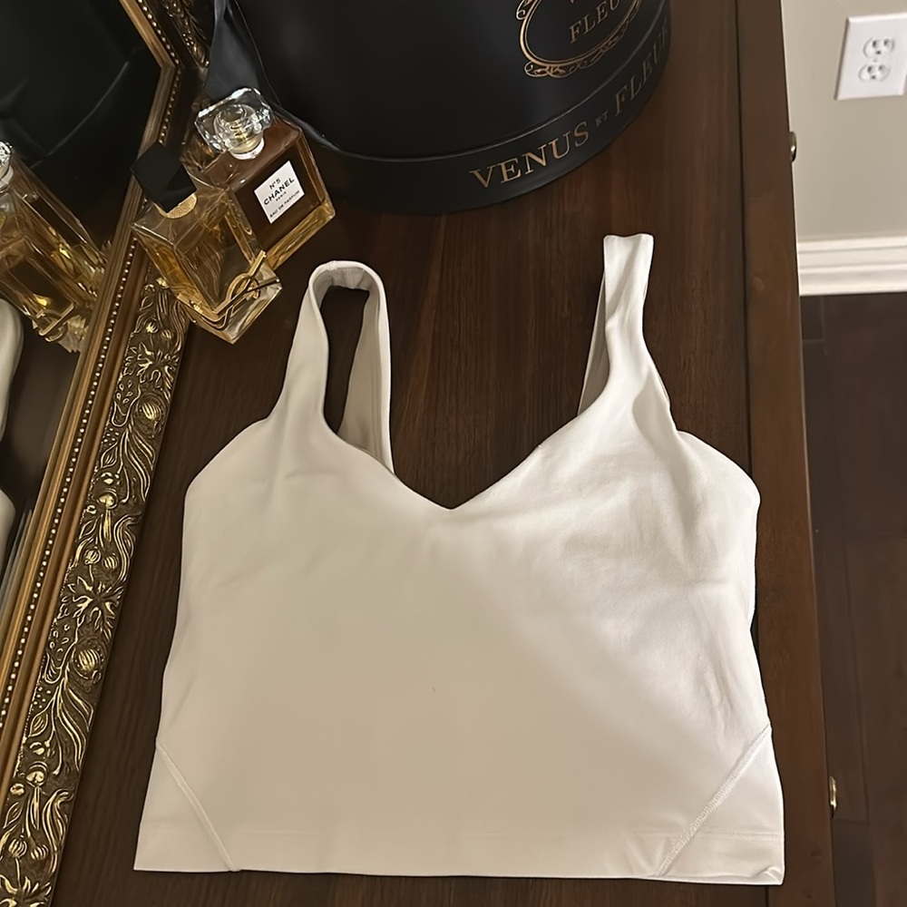 Lululemon Align Crop Tank Size 4 White